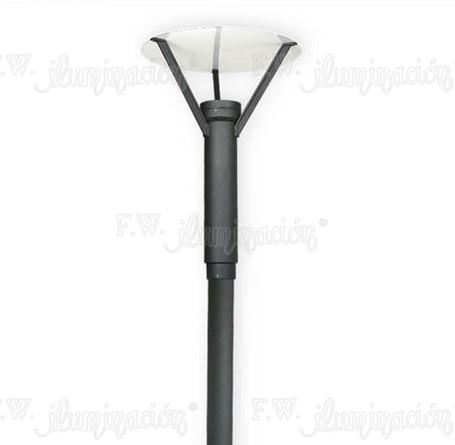 FAROLA  C/COLUMNA C/BASE AR111 GU10 2600 NEGRA